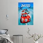 24 Heures Le Mans - 1964-1967 - Vintage Racing Travel Poster - Auto Posters