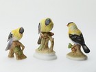 Lefton American Goldfinch Porcelain Bird Figurines - Lot Of 3   Vintage