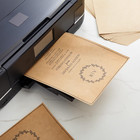 48-pack Kraft Paper Sheets For Wedding  Brown Cardstock For Party Invitations  A