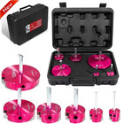 6pcs Pvc Pipe Reamer Kit Fitting Socket Saver Sch Plumbing Tools For 1 2  Drills