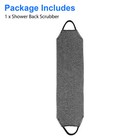 Shower Back Scrubber Cloth Bath Towel Body Brush Cleaning Strip Skin Exfoliating