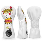 Premium New Boom Embroidery Golf Club Headcover For Driver fairway Wood hybrid