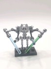 Custom Star Wars White General Grievous With Minifigure Baseplate