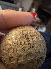 Vintage Golf Ball Square Dimple Pattern Stamped S Xl 5