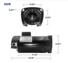 2 Hp B2855 Swimming Pool Pump Motor   Seal Kit 230 115v Single Speed Pump Motor