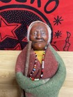 Vintage Alaska Skookum Bully Good Native American Indian Doll  11 Inch