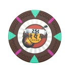 Rock   Roll 14gm Clay Composite Poker Chip Sample Set - 12 New Chips  
