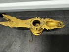 Antique Handcrafted Indian Hindu Brass Changalvetta Ritual Oil Lamp Vintage