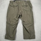 Boy Scouts Of America Pants Convertible Cargo Hiking Mens Xl Olive Green Belted