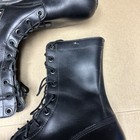 Vintage 1969 Ro-search Black Leather 60s Vietnam Military Combat Boots Size 9r