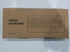 Wired Keyboard Model Js268 Black Electric New