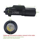 Tactical X300u Ultra Weapon Light X300u-a Mini Flashlight For Pistol Handgun Us