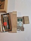 Vintage X-acto Woodcarving Set In Wooden Box Variety Of Tools  Blades  Planers 