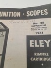 1961 Eley Guns Ammunition Scopes Catalog S e  Laszlo With Order Form