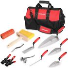 Goldblatt 12pcs Masonry Hand Tool Set Tuck Pointing Trowel Skate String Line Kit