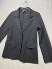 Talbots Wool Unstructured 2 Button Sweater Blazer Jacket Womens 8 Office Work