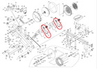 Adjustment Pedal Heel Support Compatible With Get Rx d Xebex Rower 2 0   3 0