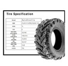 25x10-12 Atv Tires 6ply 25x10x12 Utv Tires 25 10 12 All Terrain Heavy Duty Set 2