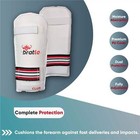 Bratla Club Cricket Arm Guard Protector Padded Foam Elastic Strap