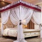Princess 4 Corner Post Bed Canopy   Cute Mosquito Net For Girls Bed Adult