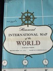 Vintage 1960   s Hammond International Map Of The World  50    X 33   