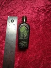 Wheaton Straub Huller Elixir Tree Of Life Mini Green Glass Bottle Vintage 3 