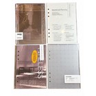 A5 Planner Cloth   Paper 8lotus Inserts Dividers Sticky Notes Pens Stationery