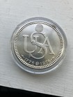 1976 Cheetah Eagle International Silver Valuta 1 Troy Oz 999 Fine Silver  Rare