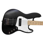 Squier Matte Black Four String Right-handed Jazz Bass Guitar