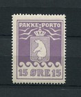 Greenland 1915 Parcel Post 15   re Violet 1928 3rd Print Perforated 11 1 2 Mnh Xf