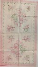Vintage Linen Christmas Bells And Holly Christmas Tea dish Towel Unused 