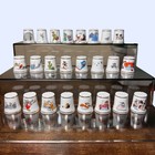 Collectable  Disney Character Porcelain Thimble Collection  24 Piece Set
