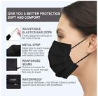 100   50 Pcs Black Face Mask Mouth   Nose Protector Respirator Masks With Filter