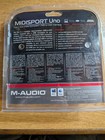 New M-audio Usb To Midisport Uno 1x1 Midi Interface Adapter 16 Midi Channel Fast
