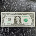 Fw Duplicate Serial Number Star Note B 09526639     One Dollar  1 Bill Error 2013