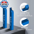 10pcs 1 4  Metal Lathe Tooling Carbide Tip Tipped Cutter Tool c6 Bit Cutting Set