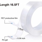 Jumbo Roll Nano Double Sided Adhesive Tape Extra Strong Waterproof Transparent