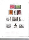 Collection  Argentina Part B Scott Album Page  1965 1977  Cat  42  Mint   Used