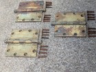 1 4  Thick 5 x5  Antique Vintage Old Brass Exterior Entry Door Hinges Ball Tip