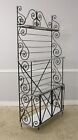 56971ec  Wrought Iron French Style Bakers Rack