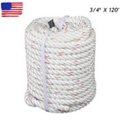 3 4 Inch X 120 Feet Arborist Bull Rope Tree Hoist Rigging Line Polyester Rope