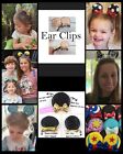 Mouse Ear Hair Clips  Mickey Ears  Princess Ear Clips   Disney Ears  Baby Ears
