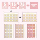Bible Tabs For Women And Men 75 Tabs gold Embossed Matte Catholic Pink-gold