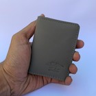 Slim Minimalist Rfid Blocking Bifold Wallet   Genuine Soft Leather Card Holder