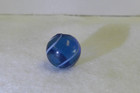  18502m Peewee  50 Inches Blue Glass German Handmade Coreless Swirl Marble