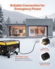 Vevor 30 Amp Generator Cord And Power Inlet Box 10ft Nema L14-30p L14-30r Sjtw