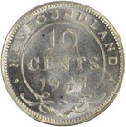1941c  Newfoundland 10 Cents Km20 Choice Bu Uncertified  512