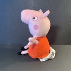 Peppa Pig Plush 7 3 4    Stuffed Animal With Teddy Bear Ty Beanie Baby T7