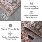  Vintage Washable Runner Rug  2x6 Rug Runners For Hallways Non 2  X 6  Orange