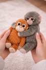 Punch Monkey Stuffed Animal 9 8  Soft Plush Toy Cute Cuddly Monkey Doll